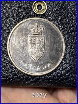 1967 Canada Confederation 100 Years Metal. 925 Toner With Case & Box