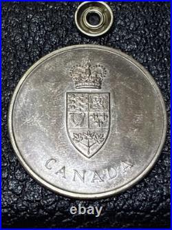1967 Canada Confederation 100 Years Metal. 925 Toner With Case & Box