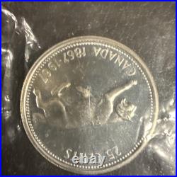 1967 Canadian, 80% Silver Dollar, Half, Quarter and Dime