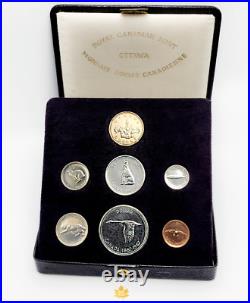 1967 Centennial Silver Proof Set Silver Dollar Canada goose