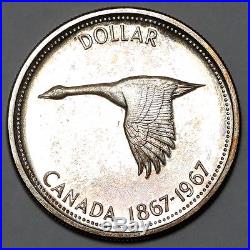 1967 Queen Elizabeth II Canada Gold Silver Bronze Centennial Box Set Coins