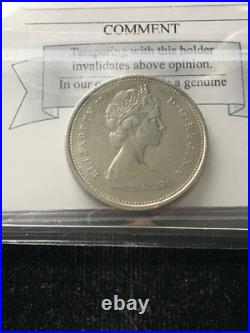 1973 Large Bust Coin Mart Graded Canadian, ¢25 Cent, EF-40 1973 Large Bust Coin Mart Graded Canadian, ¢25 Cent, EF-40