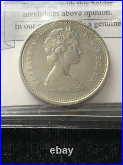 1973 Large Bust Coin Mart Graded Canadian, ¢25 Cent, EF-40 1973 Large Bust Coin Mart Graded Canadian, ¢25 Cent, EF-40