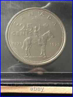 1973 Large Bust Coin Mart Graded Canadian, ¢25 Cent, EF-40 1973 Large Bust Coin Mart Graded Canadian, ¢25 Cent, EF-40