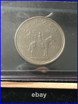 1973 Large Bust Coin Mart Graded Canadian, ¢25 Cent, EF-40 1973 Large Bust Coin Mart Graded Canadian, ¢25 Cent, EF-40