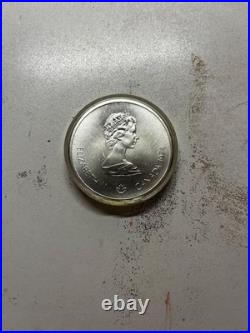 1974 CANADA Elizabeth II Olympics Montreal Cycle PROOF Silver 10 Dollars Coin