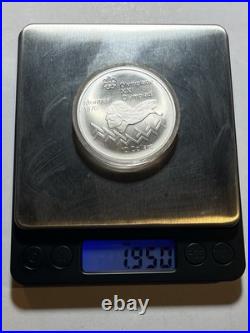 1975 Canada Montreal Olympics 1976 10 Dollar 1.44 Oz Of Silver 9.25