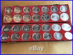 1976 CANADA SUMMER Olympic Games 28 Sterling Silver Coin Set Mint