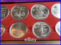 1976 CANADA SUMMER Olympic Games 28 Sterling Silver Coin Set Mint