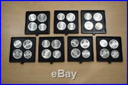 1976 Canada 28-Coin Olympic 925 Sterling Silver Set with COA Free Shipping BIN