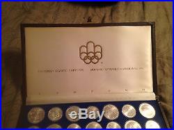 1976 Canada $5 & $10 Olympic BU Sterling Silver 28 Coin Set Collection