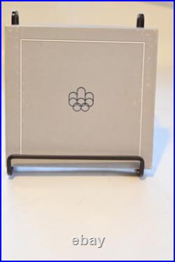 1976 Canada Montreal Olympic 4 Piece Silver Proof Coin Set With Case & COA Set 7