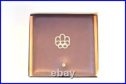 1976 Canada Montreal Olympic 4 Piece Silver Proof Coin Set With Case & COA Set 7