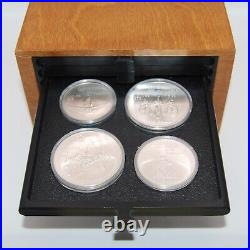1976 Canada Montreal Olympics Silver 28 Coin Set (30.24 oz Total Fine Silver)