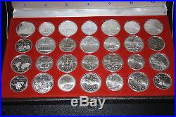 1976 Canada Olympic BU Silver 28 Coin Set