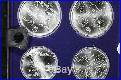 1976 Canada Olympics Complete 24-Coin Sterling Silver Mint Set