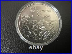 1976 Canada Serie VI Olympic Montreal Complete Set Of 4 Silver Sterling Coins
