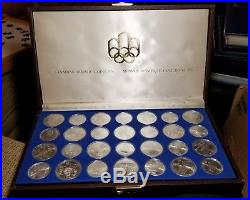 1976 Canadian Olympic Coins With 29.68 Troy Ounces Silver. 28 piece