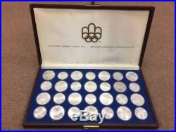 1976 Canadian Olympic Silver Coin Set With Case