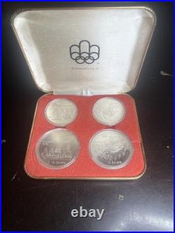 1976 Canadian Silver Coin Set 0.925 Montreal XXI Olympiad Rare Collection