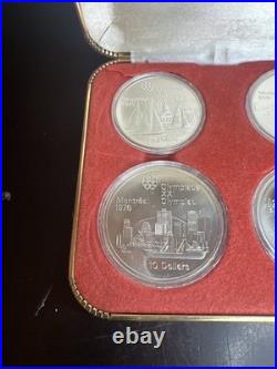 1976 Canadian Silver Coin Set 0.925 Montreal XXI Olympiad Rare Collection