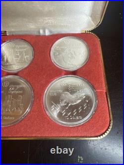 1976 Canadian Silver Coin Set 0.925 Montreal XXI Olympiad Rare Collection