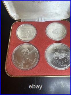 1976 Canadian Silver Coin Set 0.925 Montreal XXI Olympiad Rare Collection
