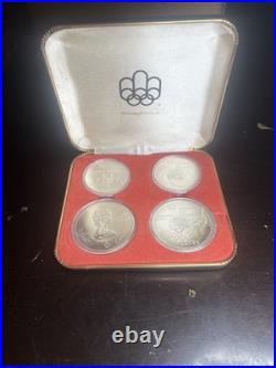 1976 Canadian Silver Coin Set 0.925 Montreal XXI Olympiad Rare Collection