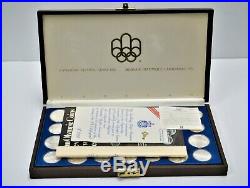 1976 Limited Edition Canadian Sterling Silver Olympic Coin Collection