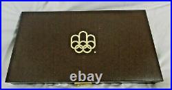1976 Montreal Olympic 28 Bu Silver Coin Set $5 & $10 30 Troy Oz In Total