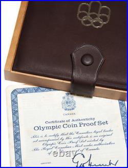 1976 Montreal Olympics Sterling Silver Proof Four-Coin Set Series III COA + Box