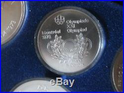 1976 Proof Silver Canadian Montreal Olympic Games Set -28 Coin Set