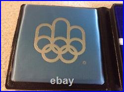 1976 Silver Canadian Montreal Olympic Games 4 Silver Coin Set Series 3