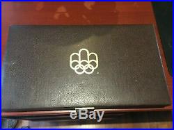 1976 Silver Canadian Montreal Olympic Games Coin Set 28 Coins in original box