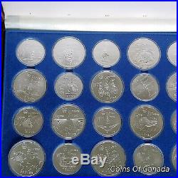 1976 Silver Canadian Montreal Olympic Games Set 28 BU Coins 30 oz #coinsofcanada