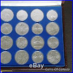 1976 Silver Canadian Montreal Olympic Games Set 28 BU Coins 30 oz #coinsofcanada