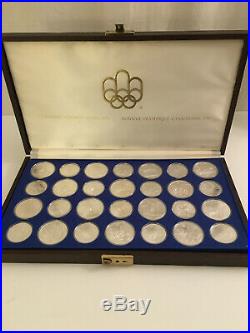 1976 Silver Canadian Olympic Games (Set-28 Coin)/ Monnaie olympique 1976