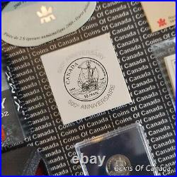 1977-2015 Collection Of Silver Commemorative Canadian Coins #coinsofcanada