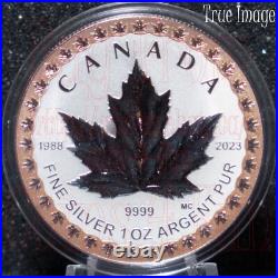 1988-2023 35th Anniversary Silver Maple Leaf 5-Coin Fractional Proof Set Canada