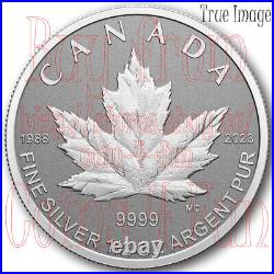 1988-2023 35th Anniversary Silver Maple Leaf 5-Coin Fractional Proof Set Canada