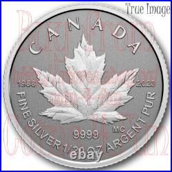 1988-2023 35th Anniversary Silver Maple Leaf 5-Coin Fractional Proof Set Canada