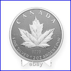 1988-2023 35th Anniversary Silver Maple Leaf 5-Coin Fractional Set Reverse Proof