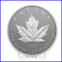 1988-2023 35th Anniversary Silver Maple Leaf 5-Coin Fractional Set Reverse Proof