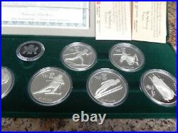 1988 Calgary Olympic $20 silver 10 coin set with COA