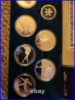 1988 Canada Calgary Olympic 20 Dollars 10 Silver Coin Set With Box & COA 1988 Canada Calgary Olympic 20 Dollars 10 Silver Coin Set With Box & COA
