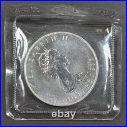 1988 Canada Maple Leaf 1oz. 9999 Fine Silver in Original Sealed Plastic
