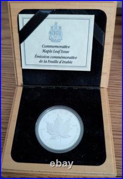 1989 $5 PROOF Silver Maple Leaf Coin
