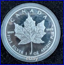1989 $5 PROOF Silver Maple Leaf Coin