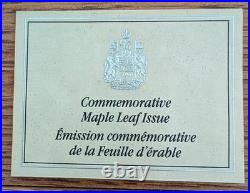 1989 $5 PROOF Silver Maple Leaf Coin