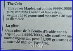 1989 $5 PROOF Silver Maple Leaf Coin